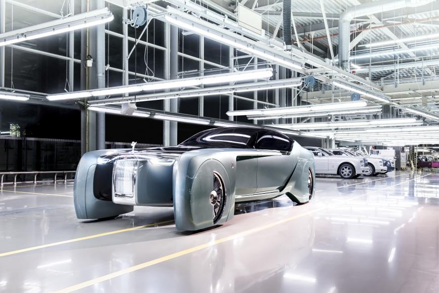 Concept art of the Rolls-Royce VISION NEXT 100