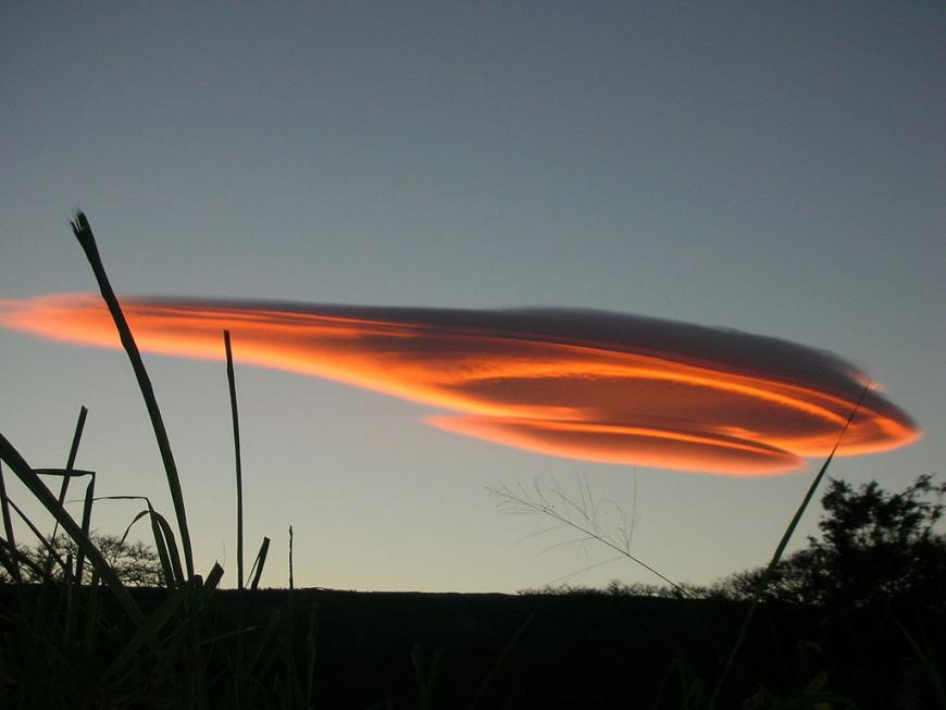 Lenticular cloud formation. Hawaii