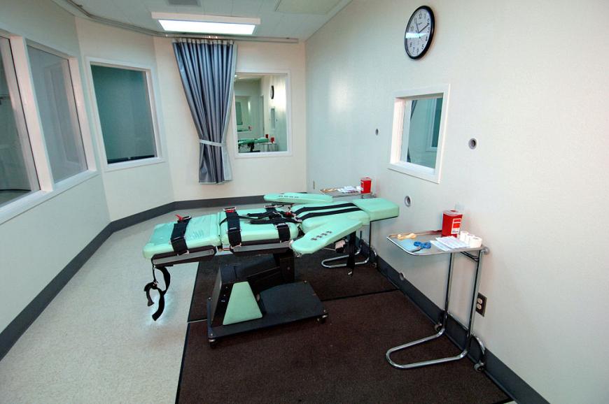 The Lethal Injection Room at San Quentin State Prison