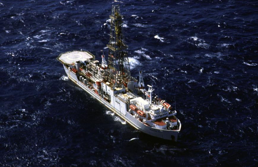Vessel used by the Ocean Drilling Program