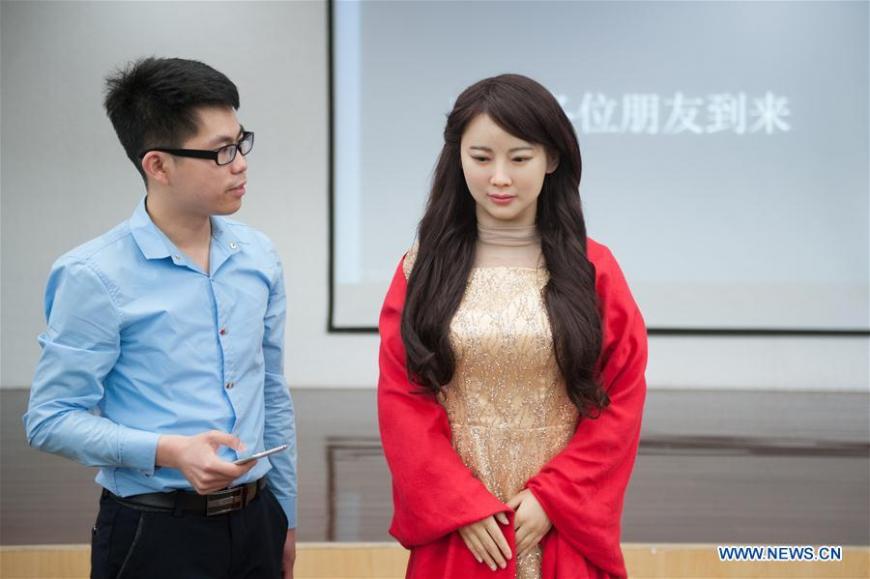 Humanoid robot named Jia Jia