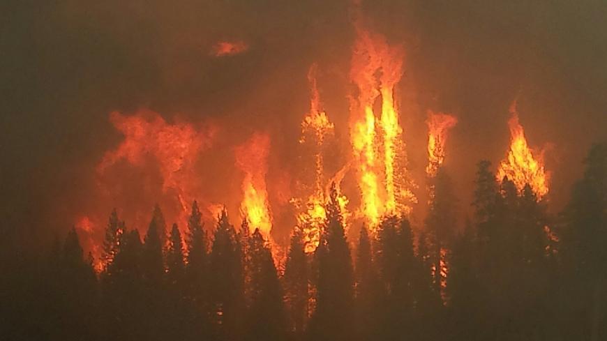 The King Fire, a forest fire from 2014