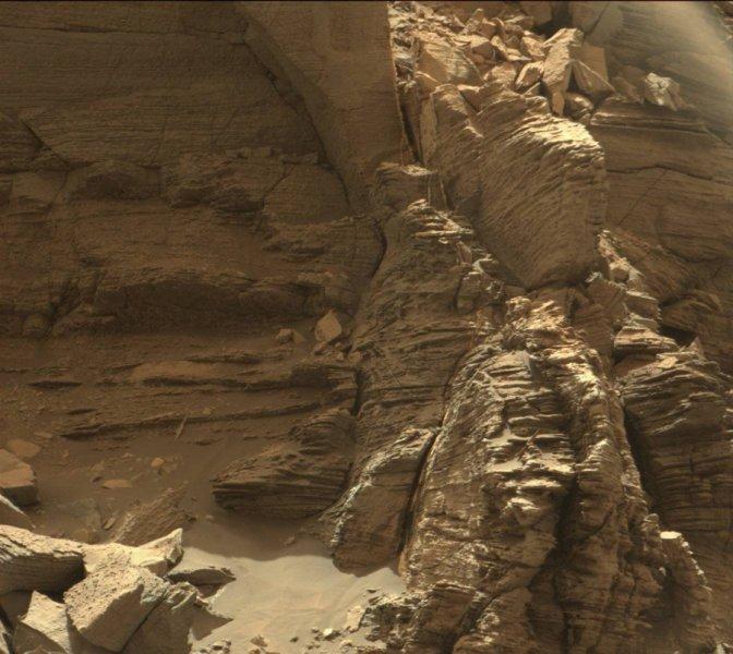 rock formations on mars