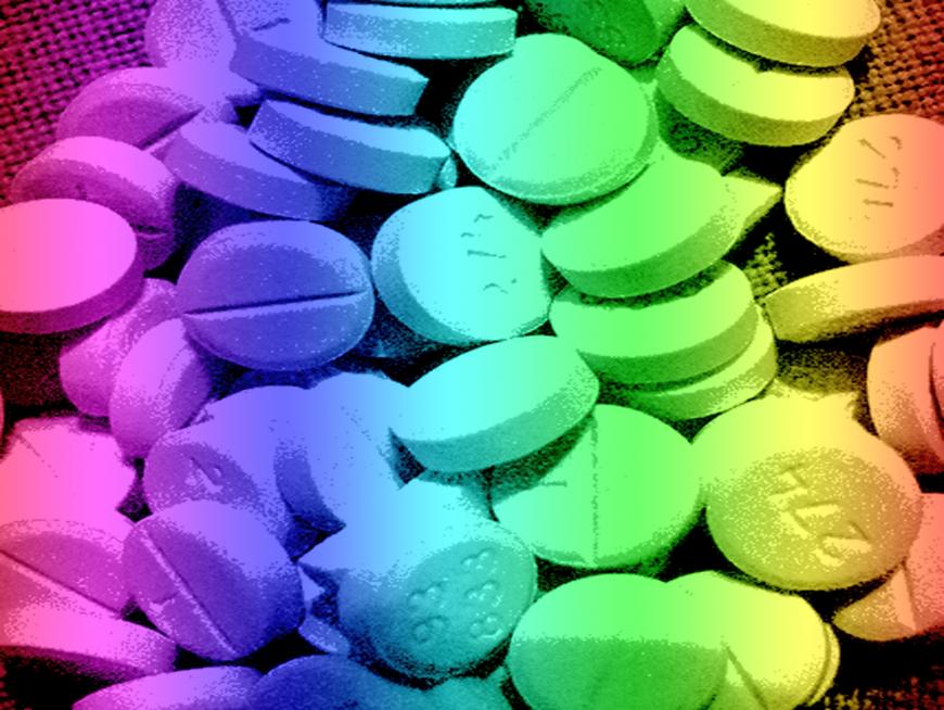 Rainbow pills