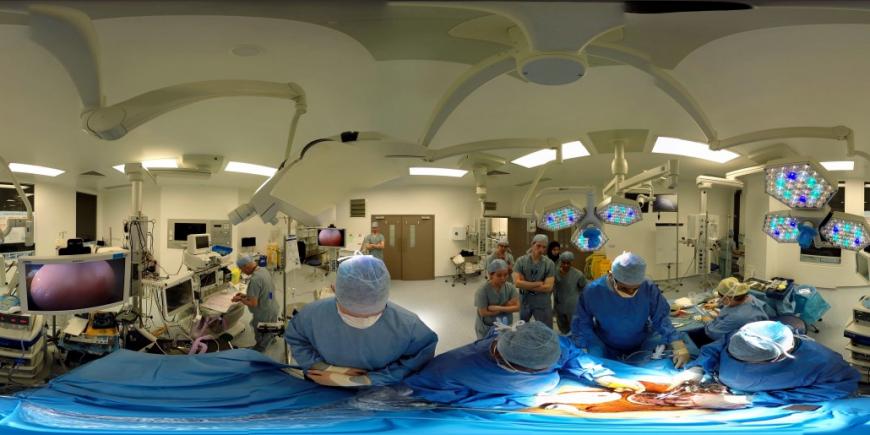 Virtual reality surgery