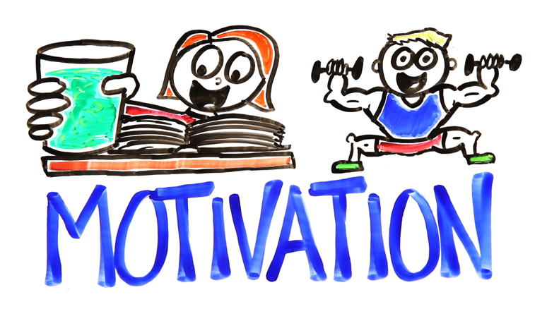 Cartoon drawing of motivation