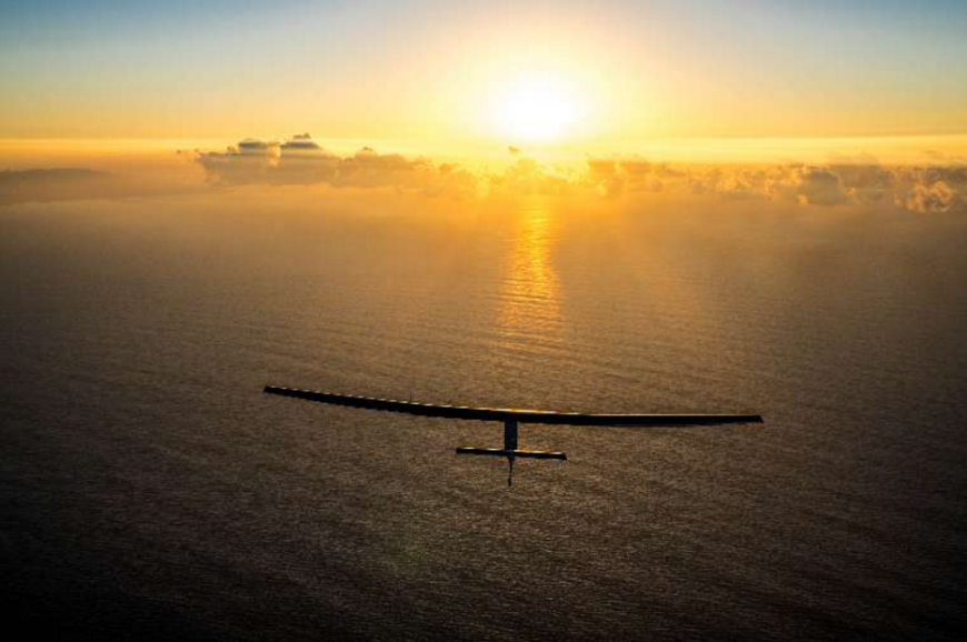 Solar Impulse sunset
