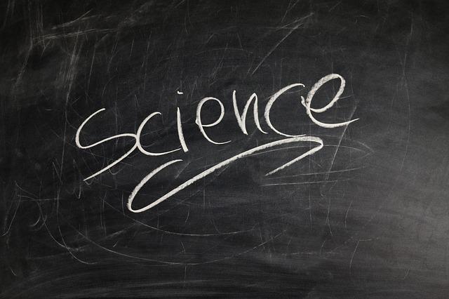 Science chalkboard
