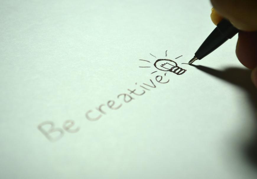 Be Creative, light bulb