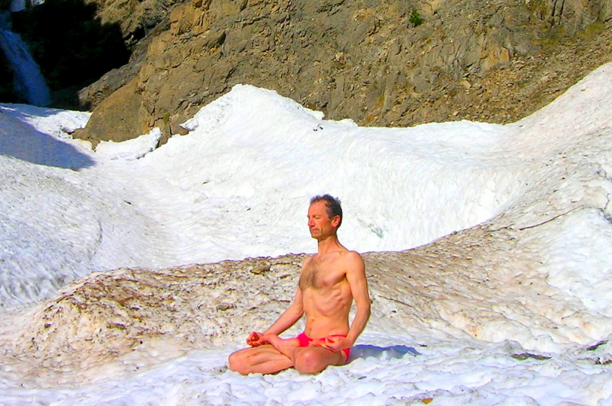 Wim Hof, also known as Iceman
