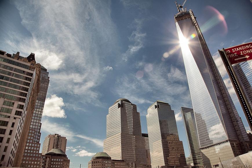 Ground zero, New York City. World Trade Center