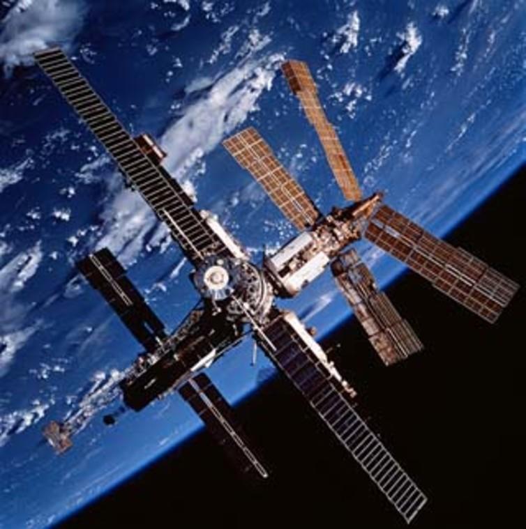 MIR Space Station in orbit