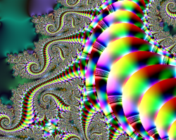 Psychedelic fractal design