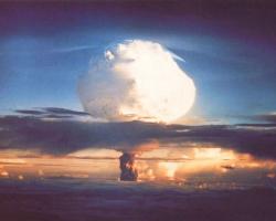 Ivy Mike, the world&#039;s first thermonuclear (hydrogen bomb) test, November 1, 1952