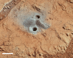 Veins on Mars show evidence of ancient lakes