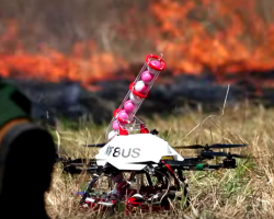 Fire-starting drone