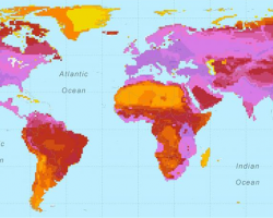 Map of zoonotic diseases