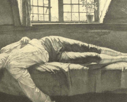 The Death of Chatterton, an oil painting by Henry Wallis