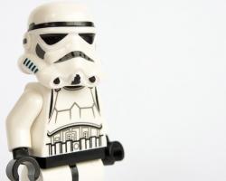 Lego stormtrooper. Star Wars