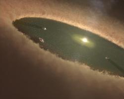 A protoplanetary disk