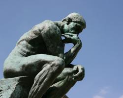 The Thinker sculpture