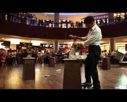 Performance of Rocky Byun Balance Artist here in Dubai at the Dubai Mall!!
