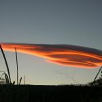 Lenticular cloud formation. Hawaii