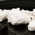 White powdered cocaine