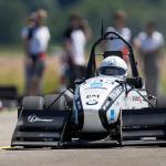 Record-breaking Formula Student electric car 